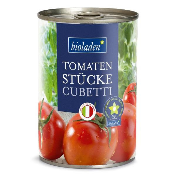 Produktfoto zu Bioladen Tomatenstücke - 400g