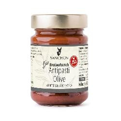 Produktfoto zu Sanchon Brotaufstrich Antipasti Olive - 190g