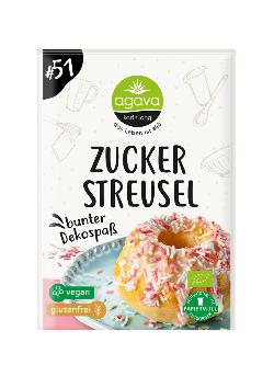 Produktfoto zu Biovegan Zuckerstreusel bunt gemischt - 70g