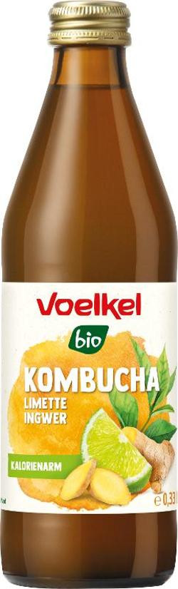 Produktfoto zu Kombucha Limette Ingwer - 0,33l