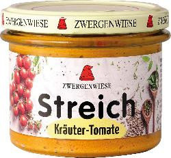 Produktfoto zu Zwergenwiese Streich Kräuter Tomate - 180g