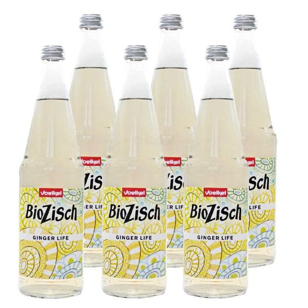 Produktfoto zu Bio Zisch Ingwer - 6 x 0,7l