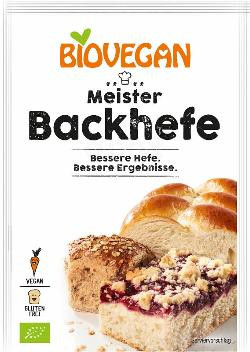 Produktfoto zu Biovegan Hefe Meisterhefe - 7g