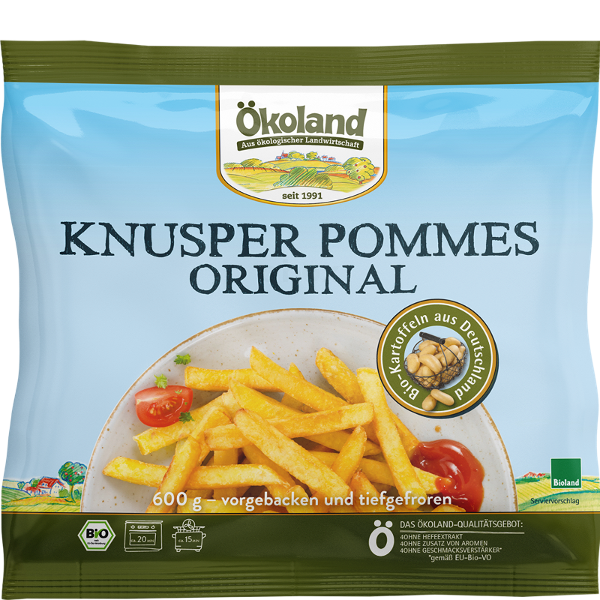 Produktfoto zu TK - Knusper Pommes Original - 600g