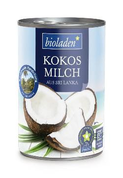 Produktfoto zu Bioladen Kokosmilch - 400ml