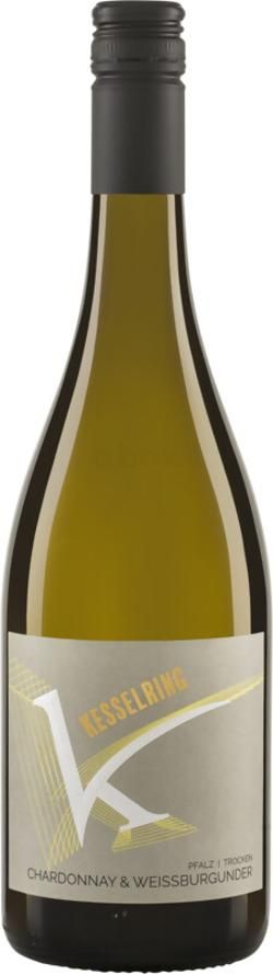 Produktfoto zu Chardonnay-Weißburgunder QW Pfalz Kesselring, trocken - 0,75l