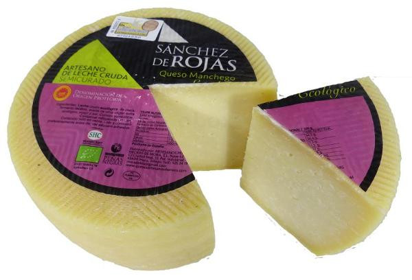 Produktfoto zu Manchego DOP Rojas Semicurado