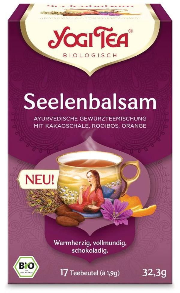 Produktfoto zu Yogi Tea Seelenbalsam Tee - 17 x 1,9g