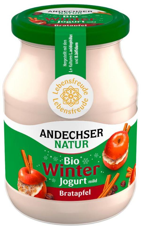 Produktfoto zu Andechser Joghurt Bratapfel 3,8%  - 500 g