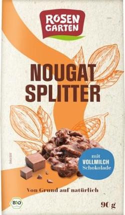 Produktfoto zu Rosengarten Nougat Splitter - 90g