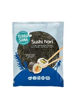 Produktfoto zu TerraSana Sushi Nori 10 Blätter, geröstet - 25g