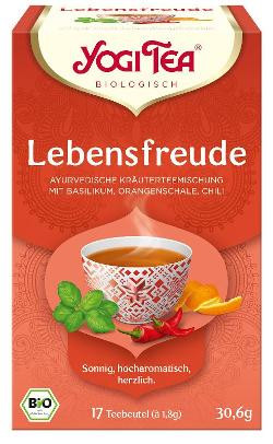 Produktfoto zu Yogi Tea Lebensfreude Tee - 17 x 1,8g