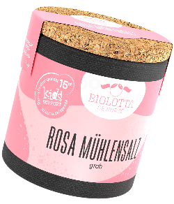 Produktfoto zu Biolotta Rosa Steinsalz - 110g