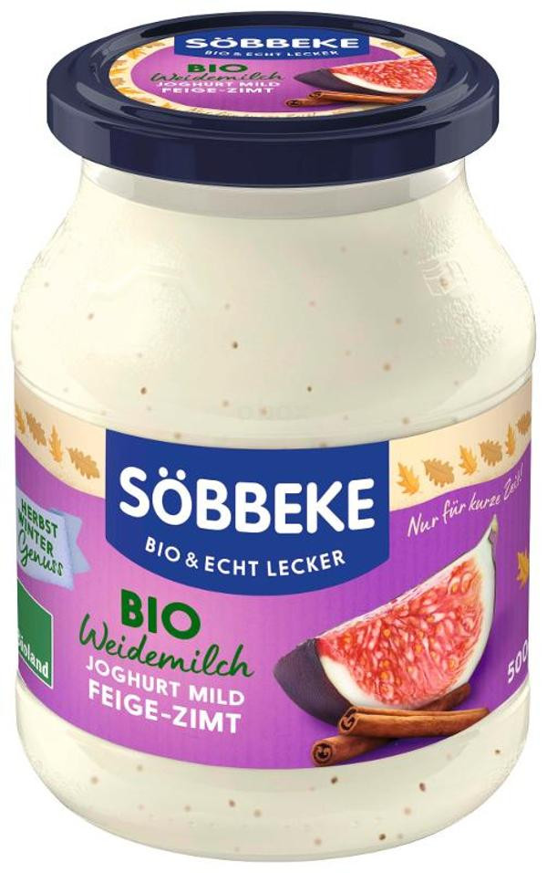 Produktfoto zu Söbbeke Joghurt Feige-Zimt, 3,8% - 500 g