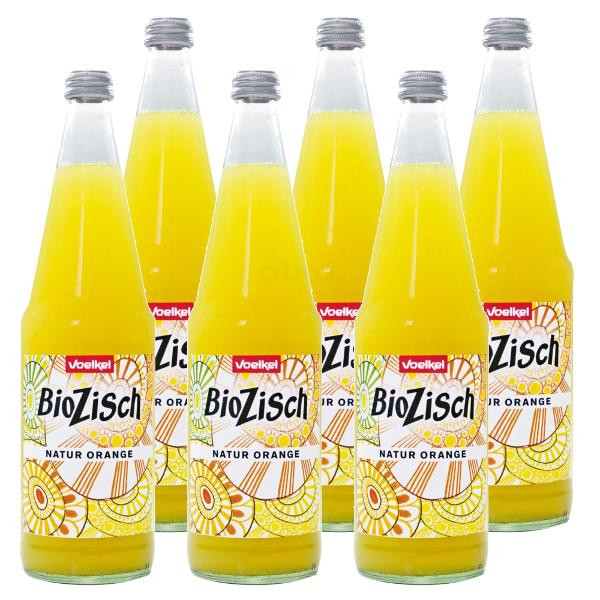 Produktfoto zu Bio Zisch Natur Orange - 6 x 0,7l