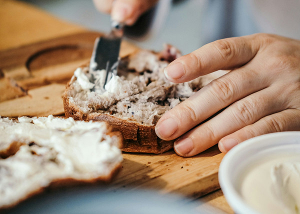 Frischkäse Brot