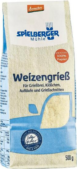 Produktfoto zu Spielberger Weizengrieß - 500g