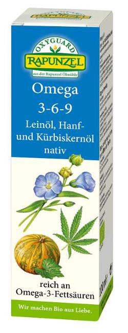 Produktfoto zu Rapunzel OXYGUARD© Omega 3-6-9 - 100ml