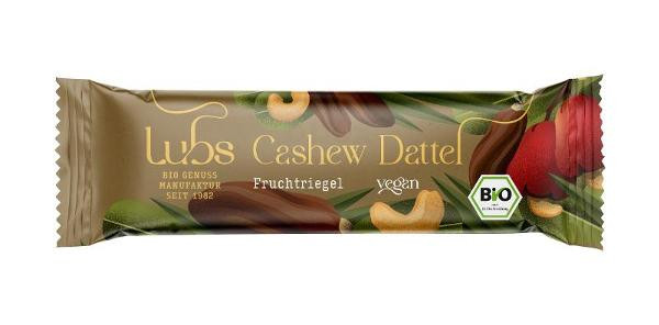 Produktfoto zu Lubs Cashew Dattel Riegel - 40g