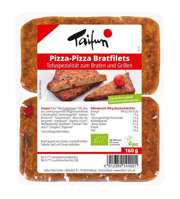 Produktfoto zu Taifun Pizza-Pizza Bratfilets - 160 g