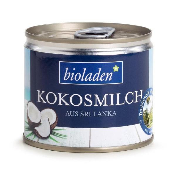 Produktfoto zu Bioladen Kokosmilch - 200ml