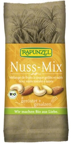 Produktfoto zu Rapunzel Nuss-Mix geröstet, gesalzen - 60g