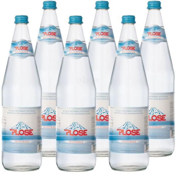 Produktfoto zu Plose Hochquellwasser naturale - 6 x 1l